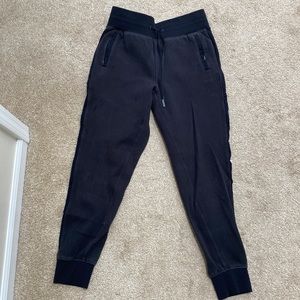 Black lululemon joggers. Size 6